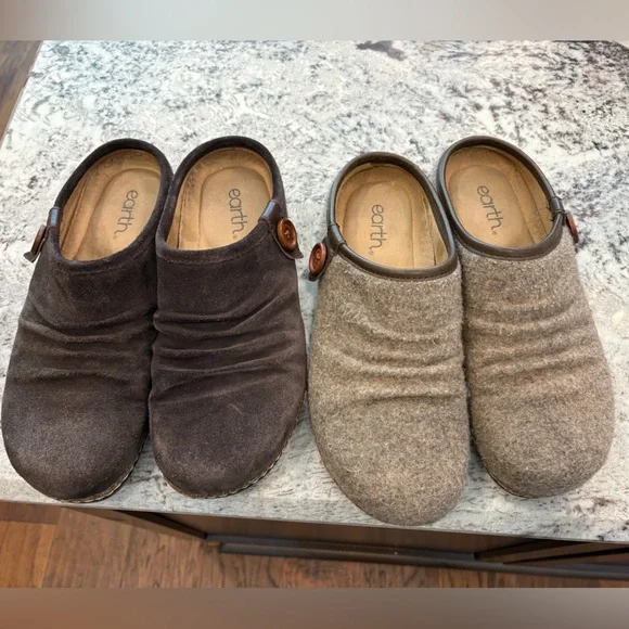 2 Pairs Earth Shoes size 8 Very Good Condition - Picture 3 of 13
